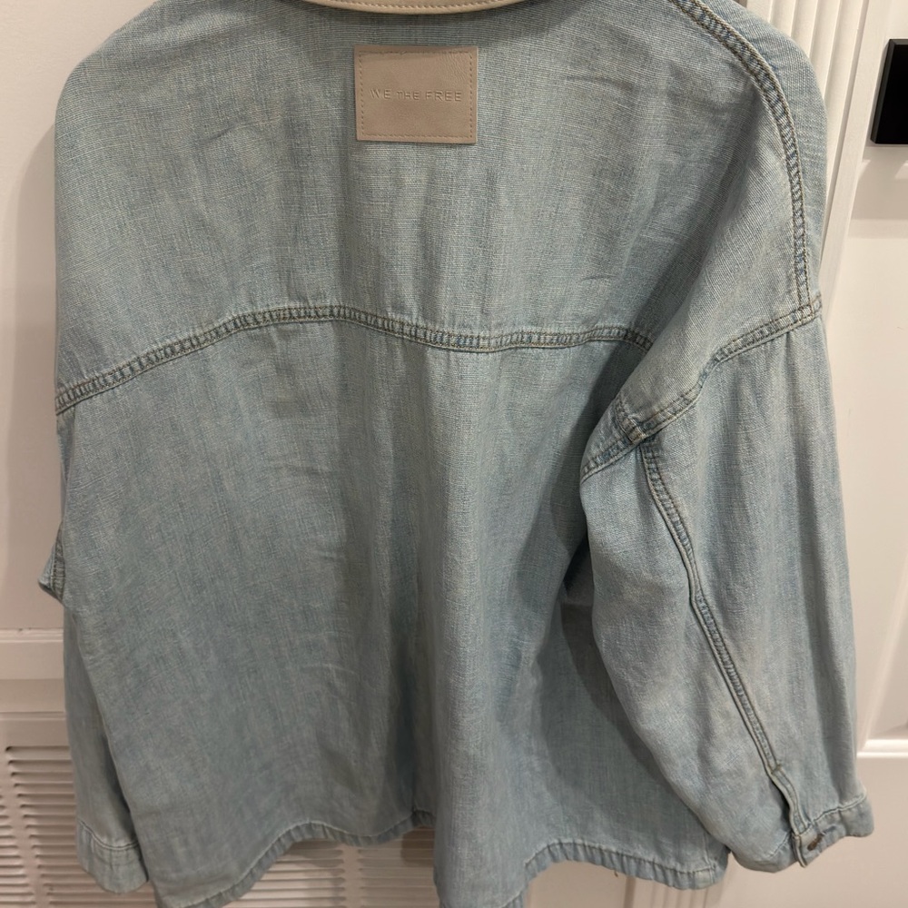 Free People Lemon Denim Chore Coat - Picture 3 of 3